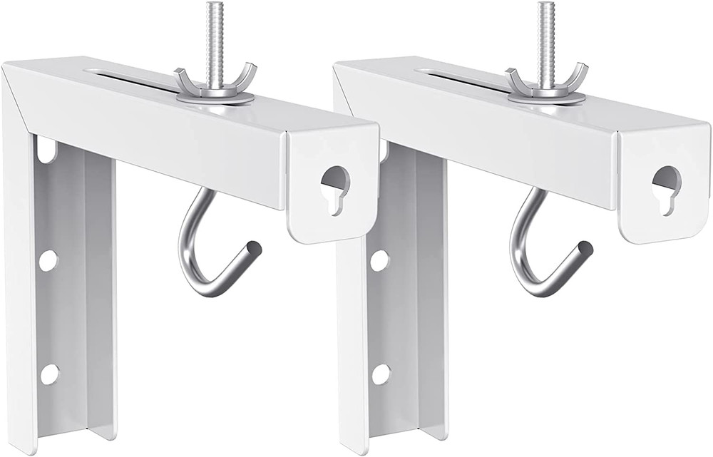 WALI Universal Projector Screen Ceiling Mount, Wall Hanging Mount L-Brackets, 6