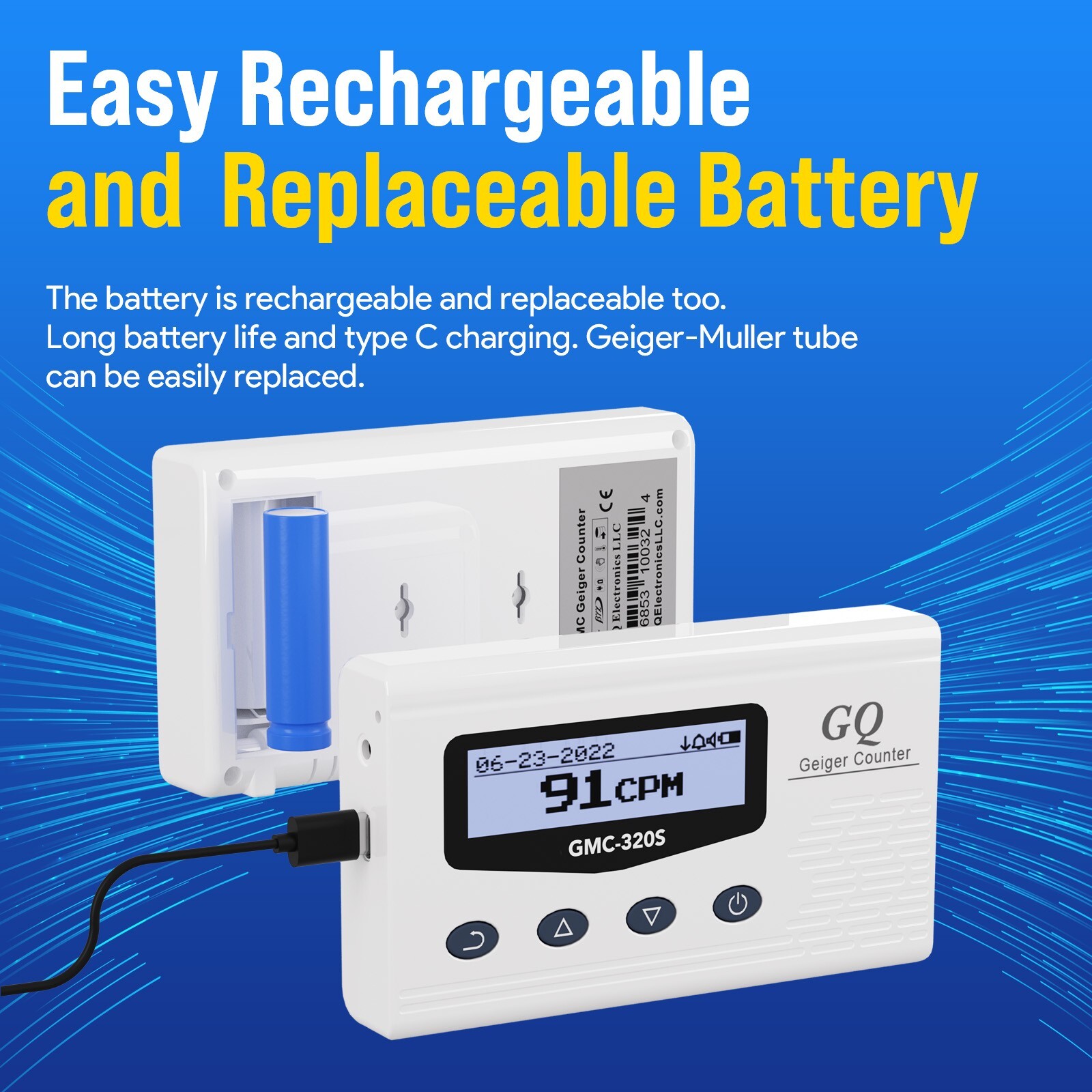 GMC-320S GQ GMC-320S Digital Nuclear Radiation Detector