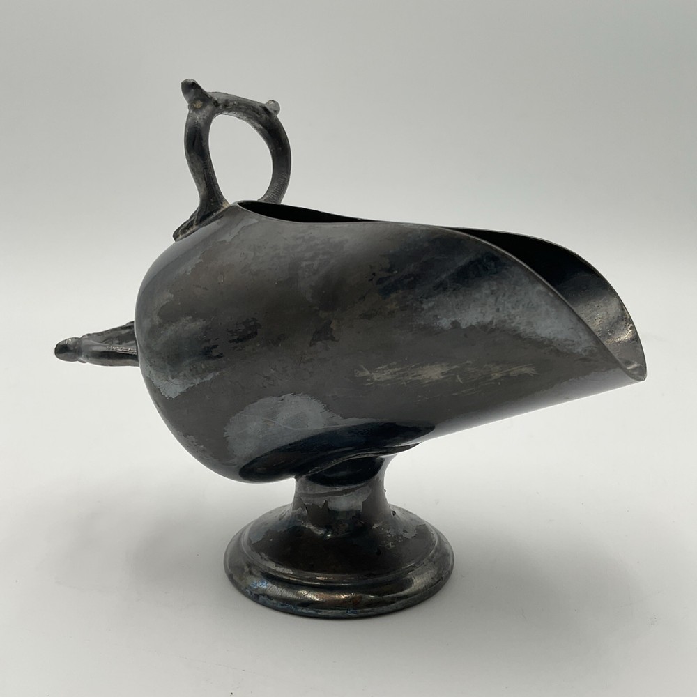Vintage Silverplated Sugar Scuttle Scoop