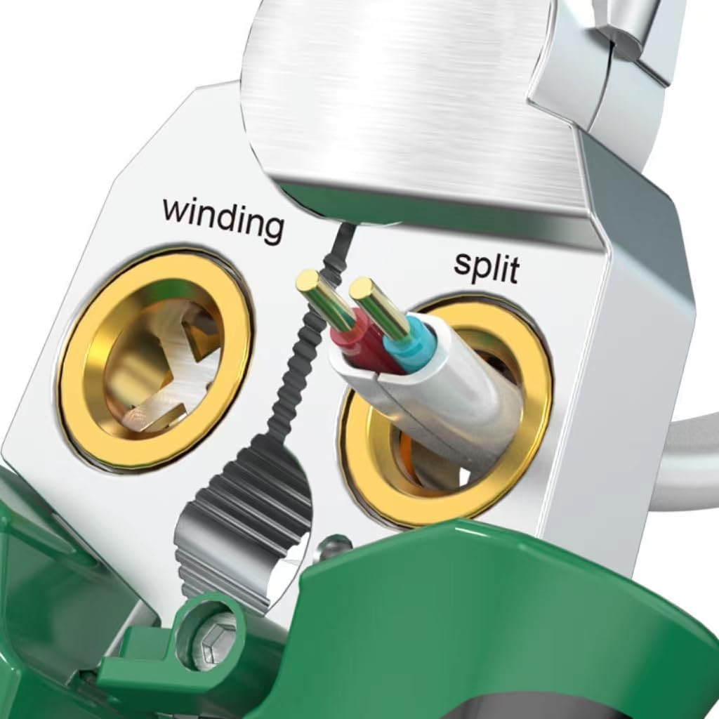 8-In-1 Wire Stripper Twister Set - Includes Cable Scissors Voltage Tester Pliers