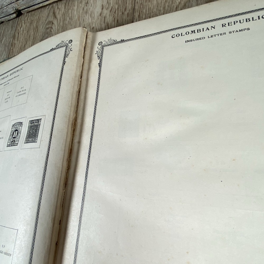 International Postage Stamp Album 1901-8 w/Engravings Scott Stamp & Coin Co.