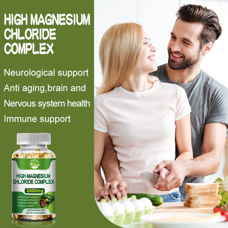 Magnesium Citrate Capsules 2000mg Per Serving - 120 Capsules - Highest Potency
