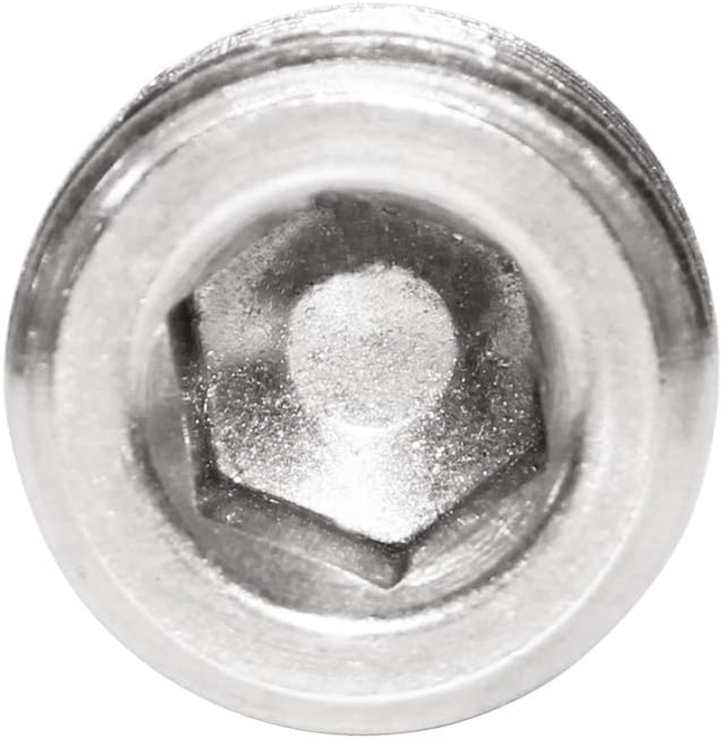 10 PCS 3/8"NPT HEX COUNTERSUNK PLUG SOCKET HEAD STAINLESS STEEL PIPE MALE THREAD