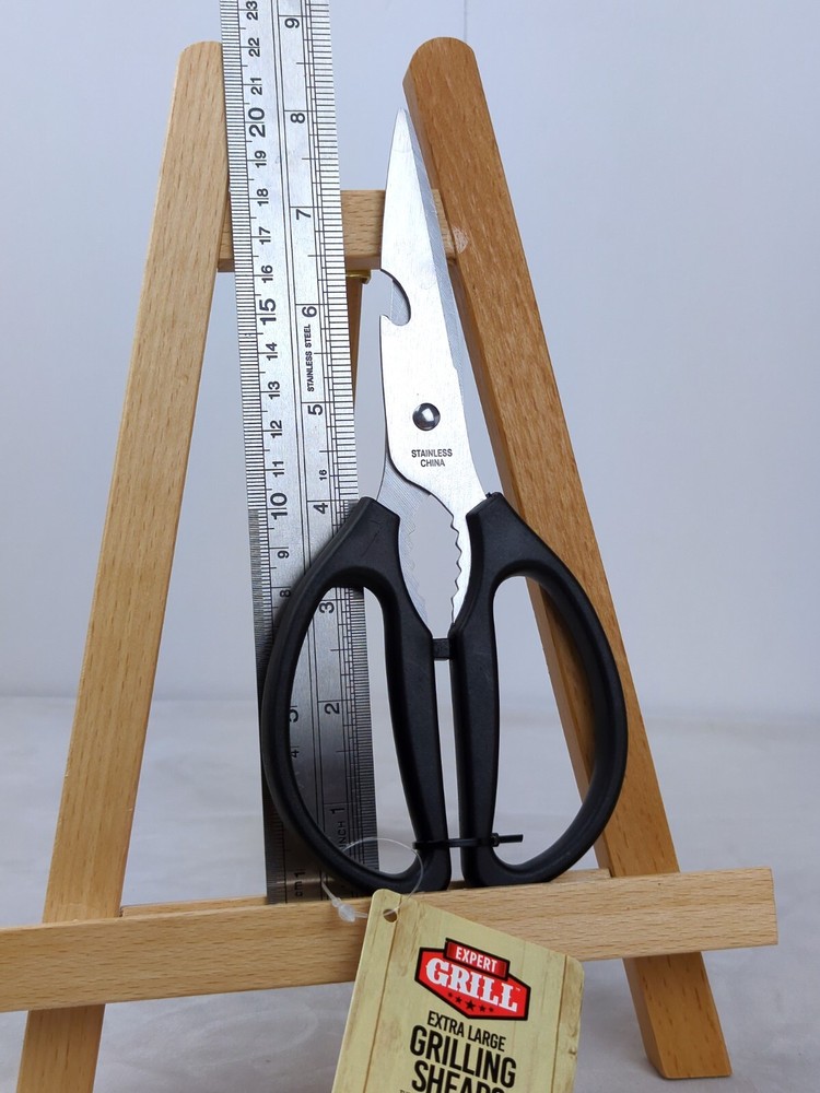 Multi-Function GRILLING SCISSORS/SHEARS, Heavy Duty, JUMBO Size/Large Hands, NEW