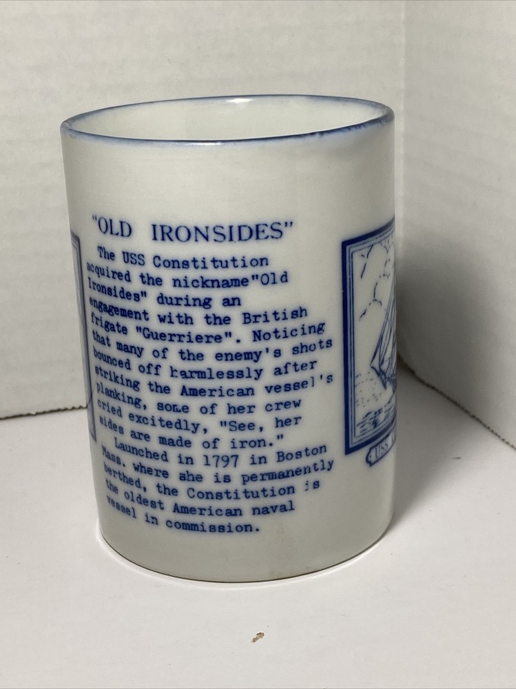 Old Ironsides Coffee mug USS Constitution M2