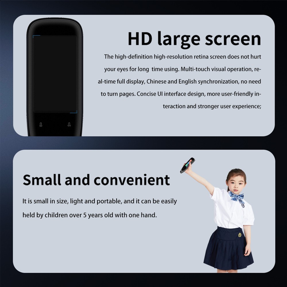 Smart Scan Translation Pen Text Reading Pen 117 Language Translator Device