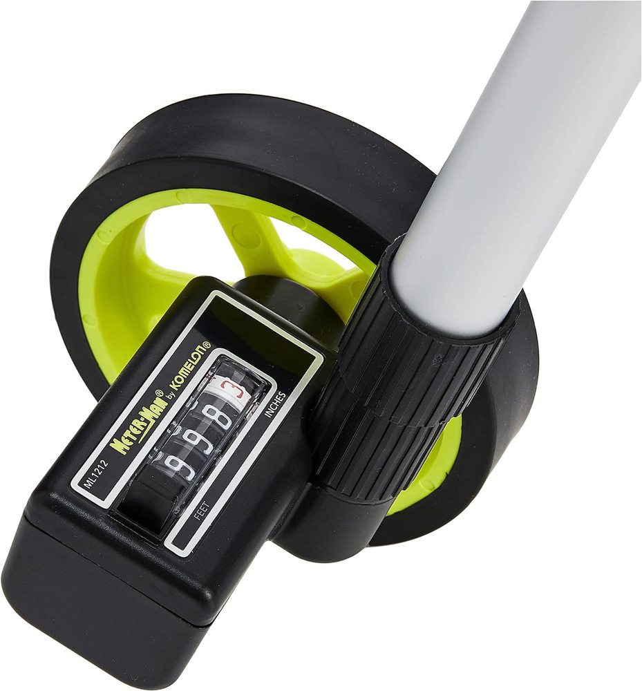 ML1212 Meter-Man 4-Inch Measuring Wheel, Silver