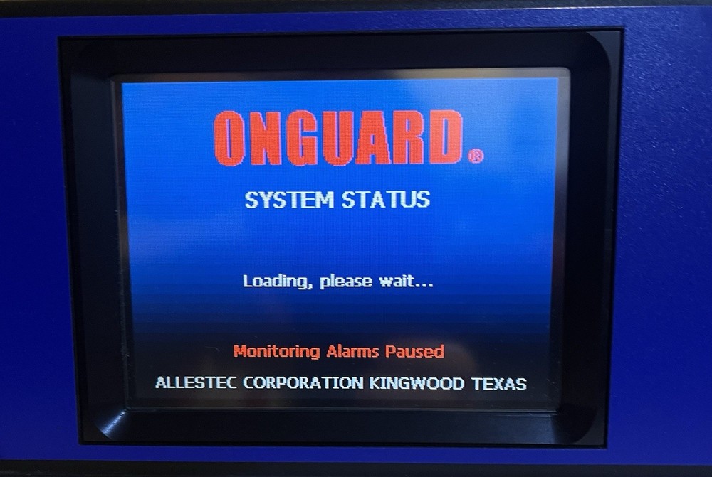 ALLESTEC Onguard FG8800 Fire Alarm Panel, Touch Screen.