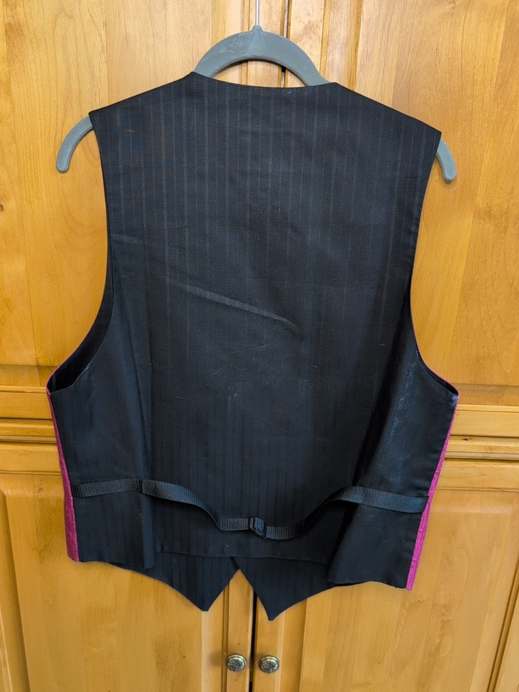 Raspberry Pink Saddleseat Vest sz 18/20