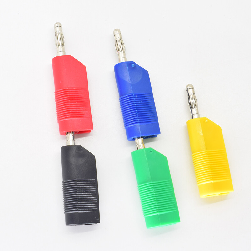 4mm Banana Plugs Hard Plastic Stackable Screw Type 5 Colors Optional Quantity