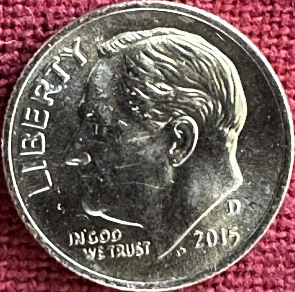 2015-D BU Roosevelt Dime From OBW