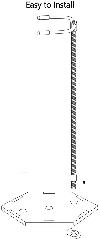 2 Pack Large Silver Action Figure Stand –Stop Motion Rig with 2 Pieces