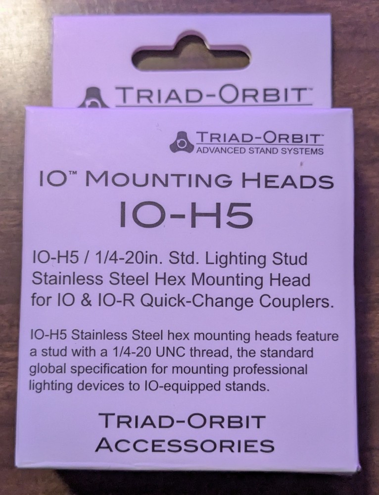 Triad Orbit iO-H5, iO Lighting Quick-Change Coupler Head