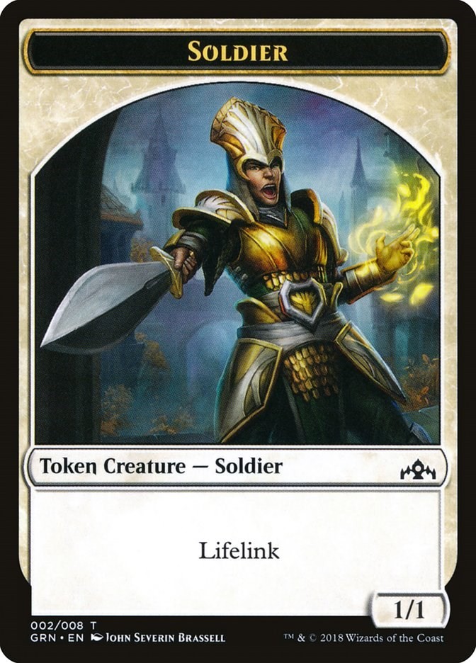 Soldier Token Guilds of Ravnica 2 MTG LP