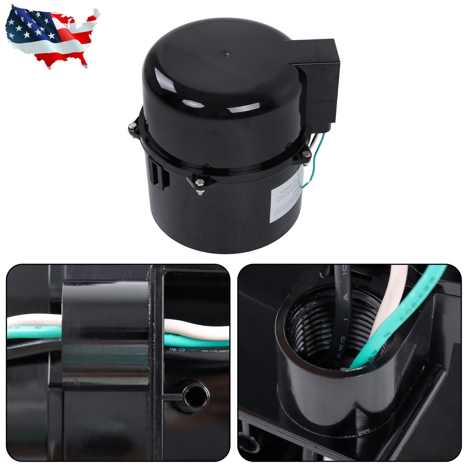 Air Supply Silencer Blower Motor 2HP 120V 9.0 Amps For Hot Tubs and Spa 6320141