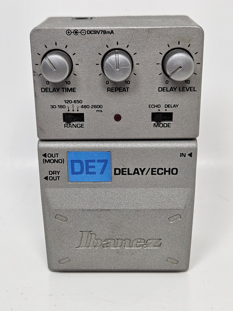 Ibanez DE7 Delay/Echo Guitar Effect Pedal Stompbox