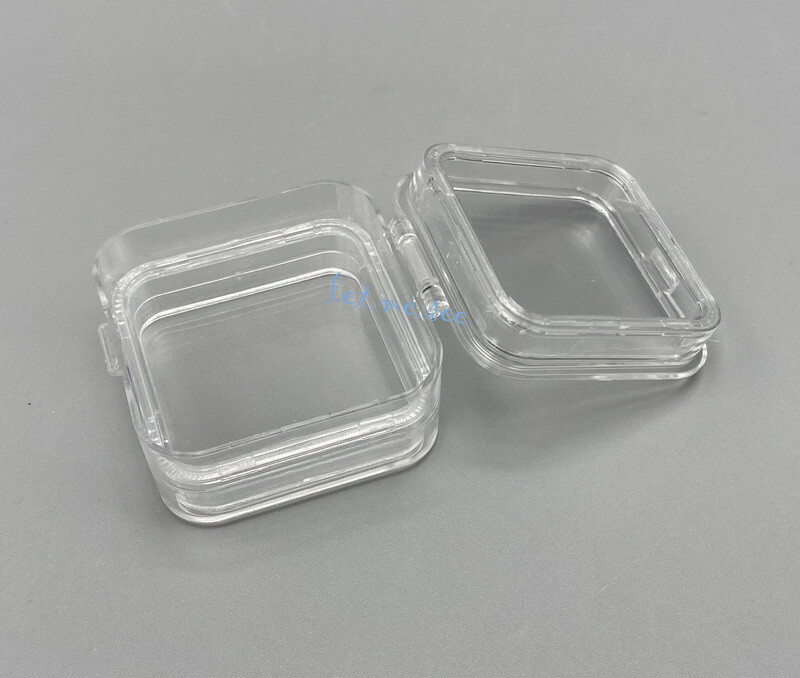 Hinged Display Box Jewelry Boxes Clear Membrane case Denture False Teeth Case