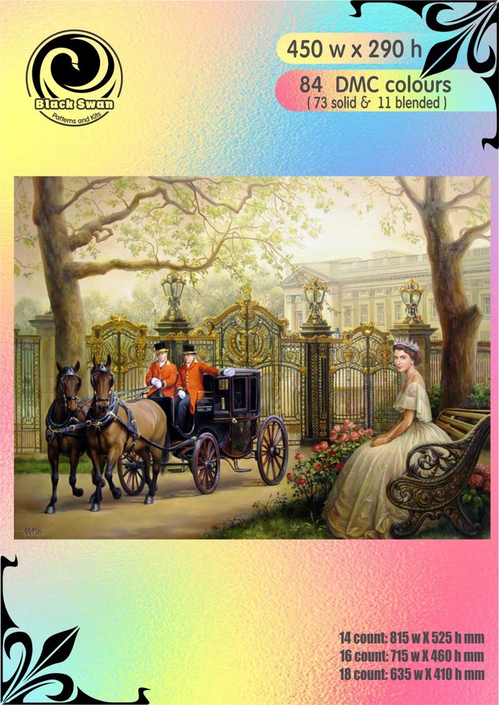 Buckingham Palace 717 Chart Counted Cross Stitch Pattern