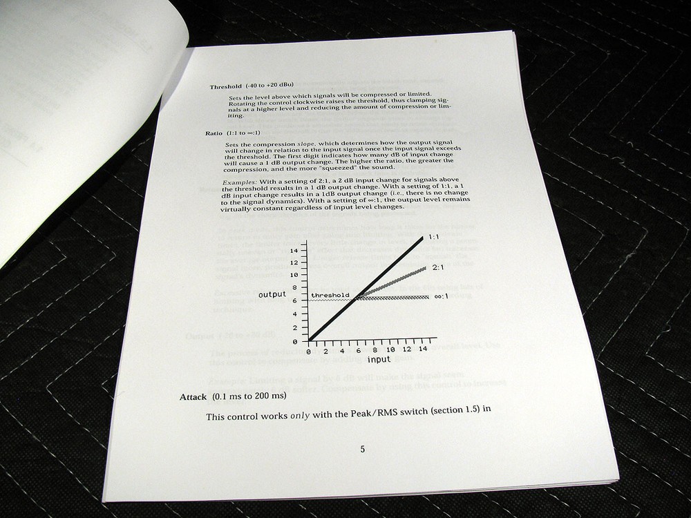 Alesis 3630 Compressor / Limiter Reference Manual