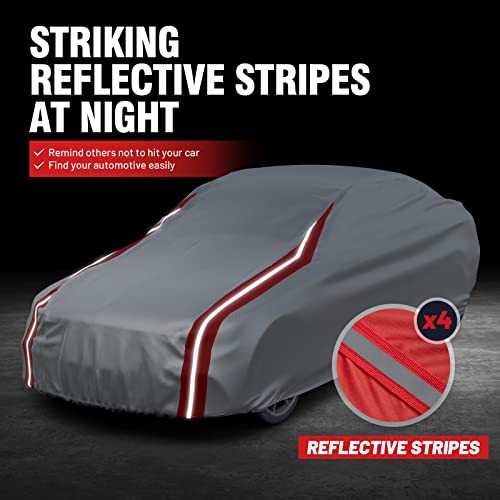 Car Cover Waterproof Outdoor - (2008-2024) Custom Fit for Dodge Challenger