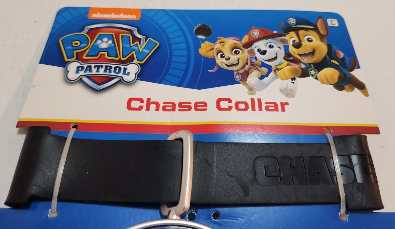 Paw Patrol Chase Collar Light Up Spirit Halloween Costume Cosplay Brand New