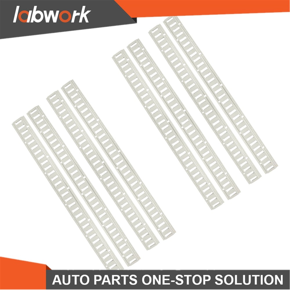 Labwork 8 Pack 5' E Track Tie Down Rail Kit Galvanized For Trailer Truck Van