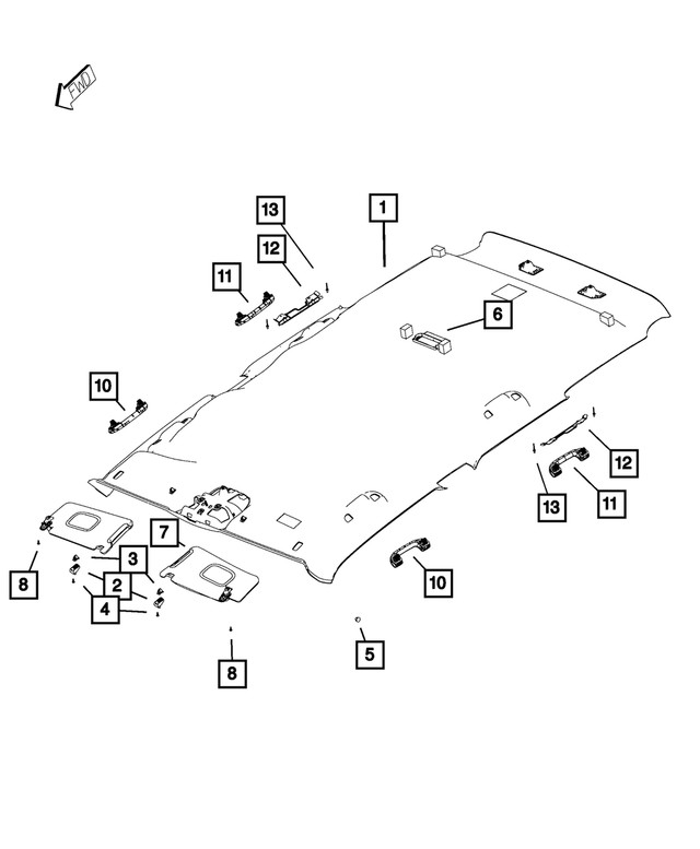 Genuine Mopar Screw 68201248AA