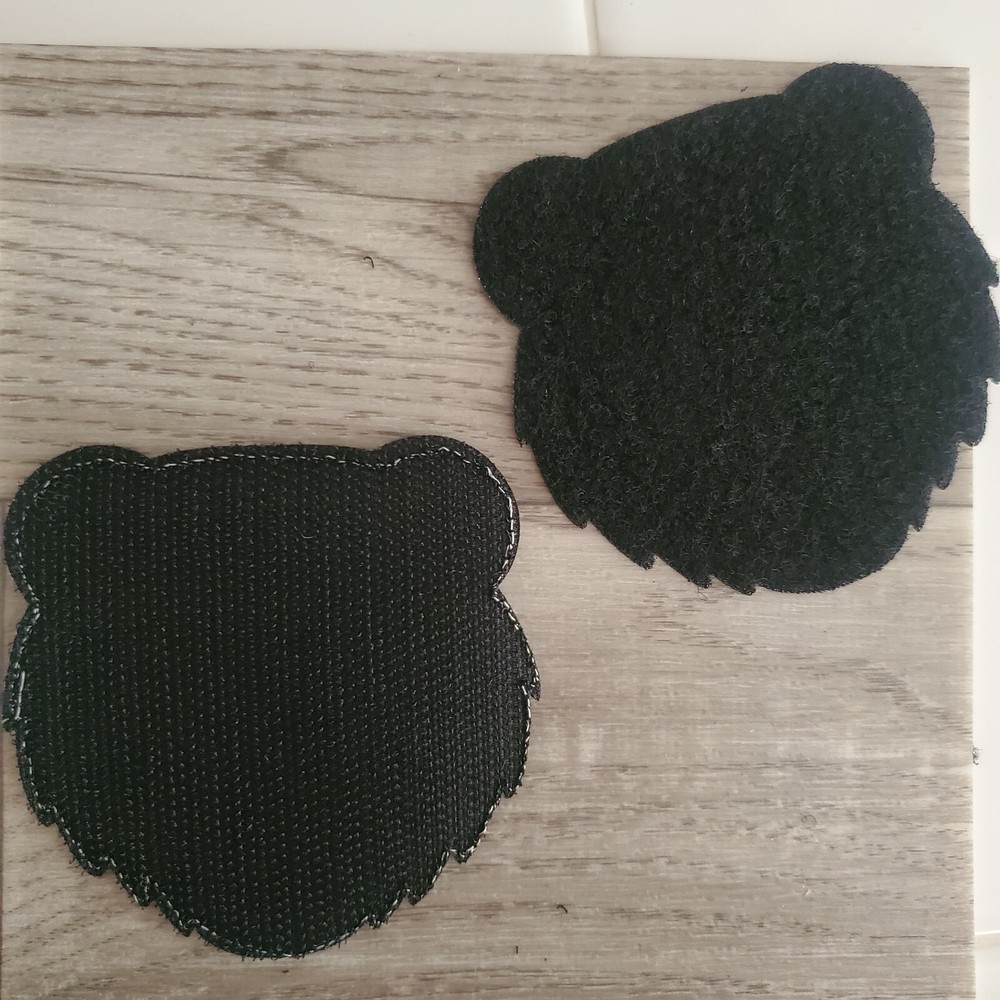 TACTICAL BEAR Embroidered Tactical Morale Patch Hook and Loop