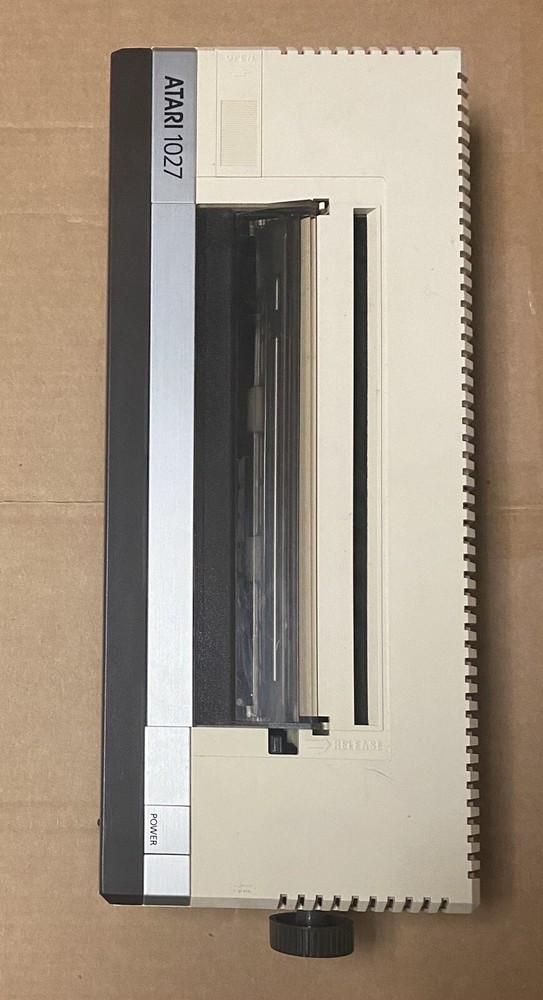 Atari 800XL Keyboard + 1050 Drive + 1027 Printer Untested (see Description)