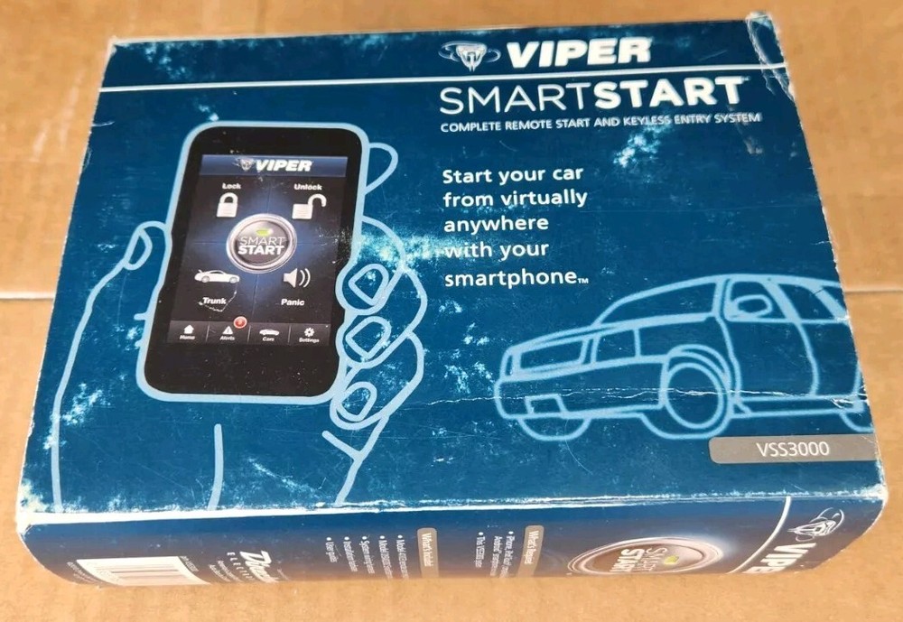 DEI Viper VSS3000 SmartStart System Smartphone Remote Car Starter Keyless Entry