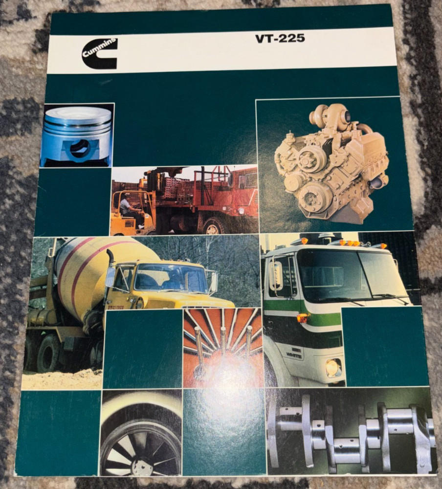 Cummins VT-225 Diesel Engine Brochure AMIL25