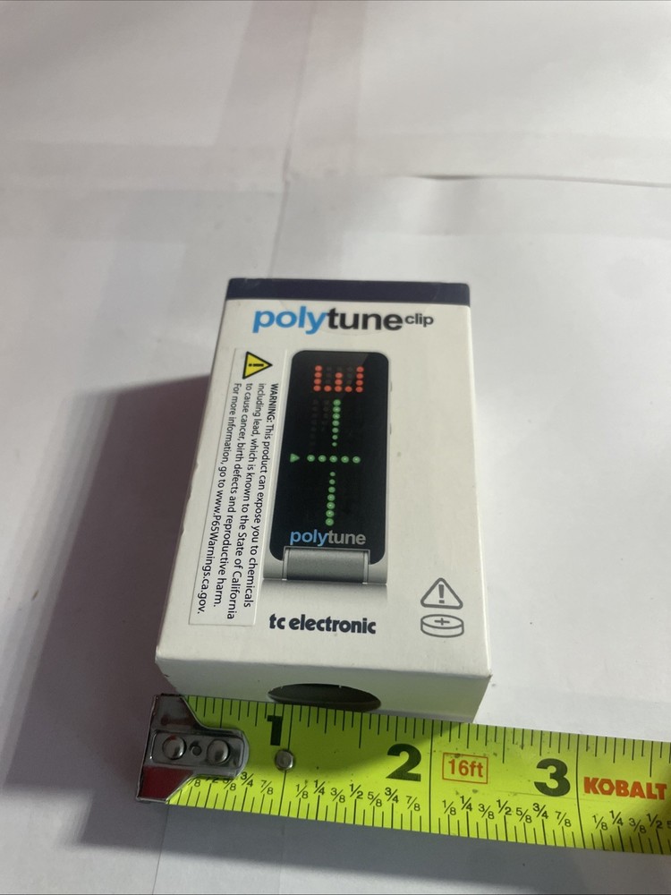 New Sealed TC Electronic PolyTune Clip - Black