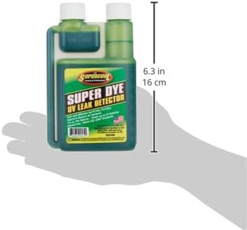 A/C Leak Detection Dye, Green, 8Oz