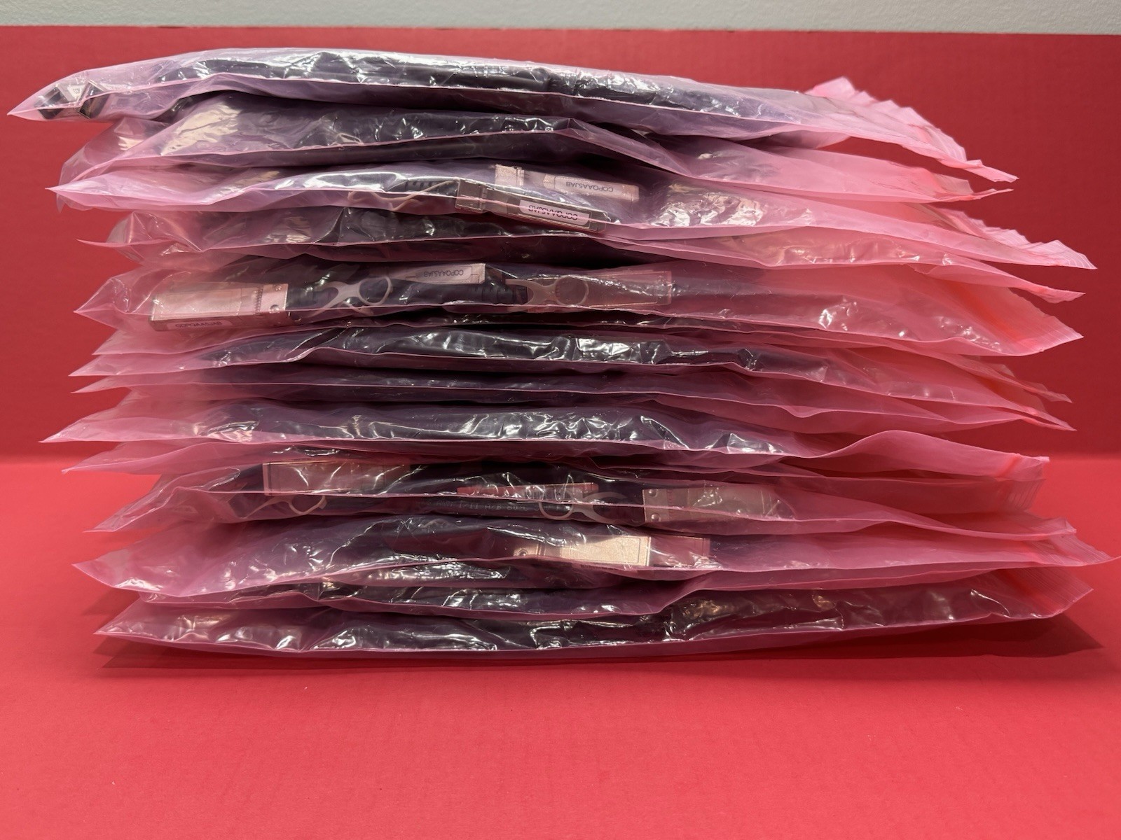 cisco SFP-H10GB-CU5M cable lot of 28 14 bags 2 on each bag