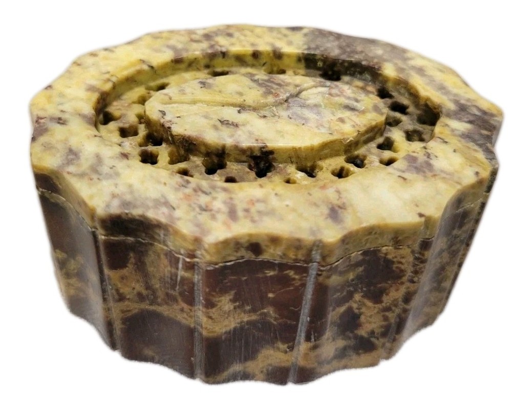 Carved Stone Incense Burner