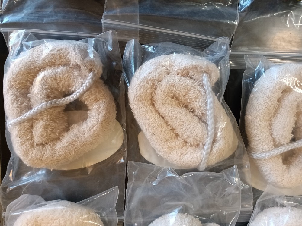 (Bundle!) 20 Tiny Toe Towels (Machine Washable)