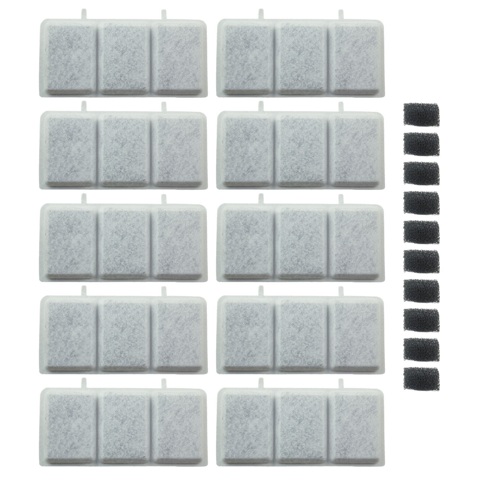 Replacement Water Filters Compatible With Petory 74oz/2.2L Pet Fountain, 10 Pack