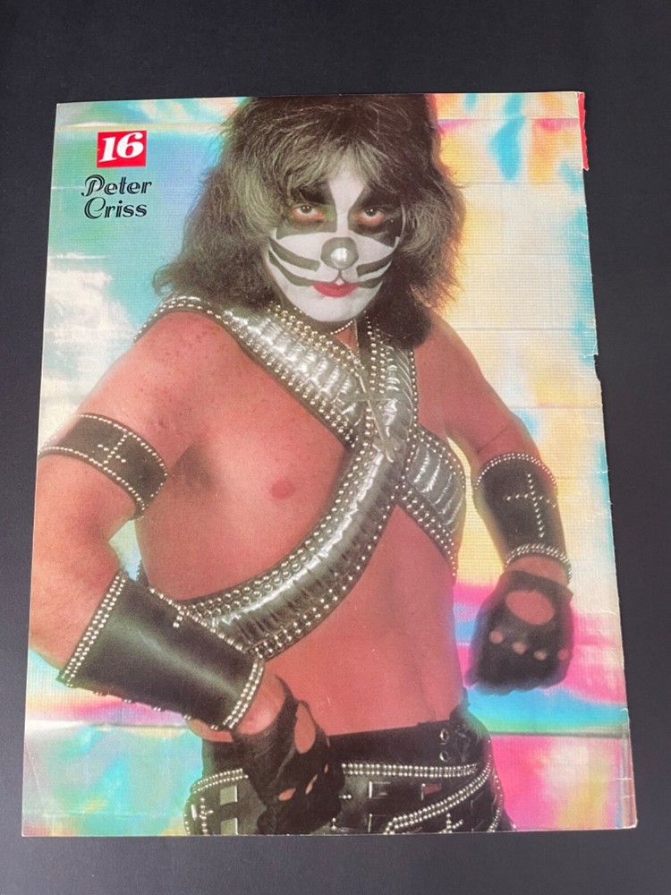 KISS ALIVE II 1977 1978 16 Magazine Peter Criss Pinup