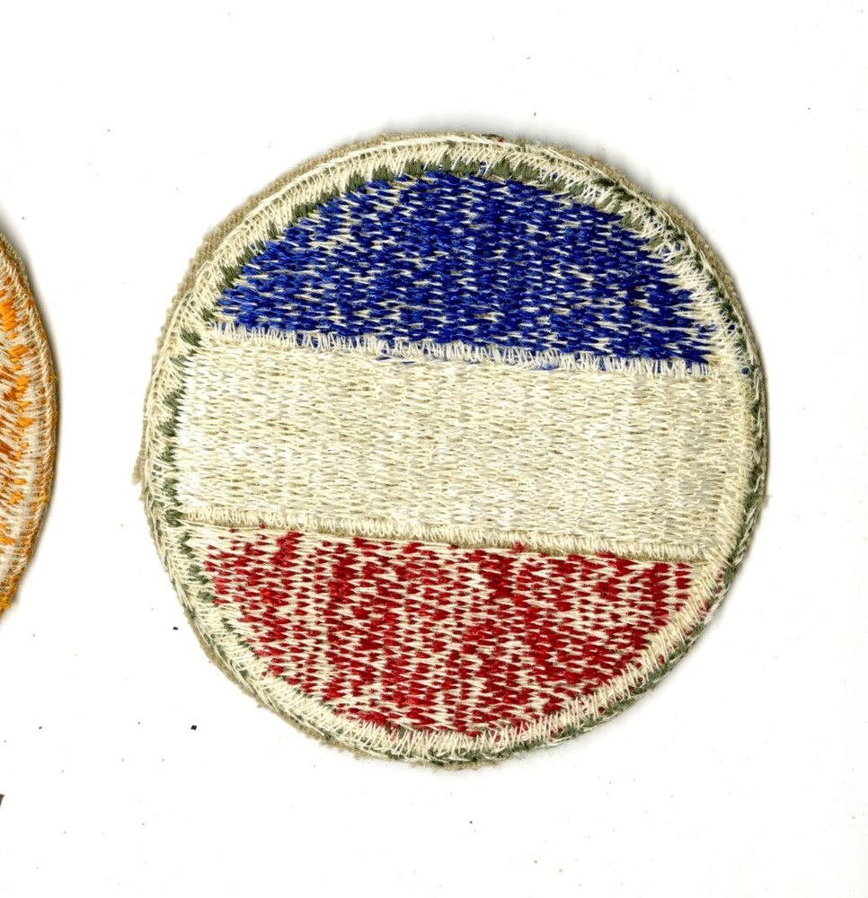 Army Ground Forces White Back Patch WWII Original