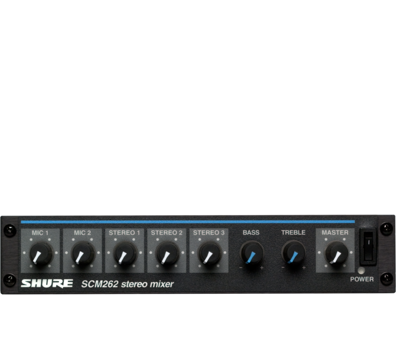 Shure SCM262 Stereo Microphone Mixer