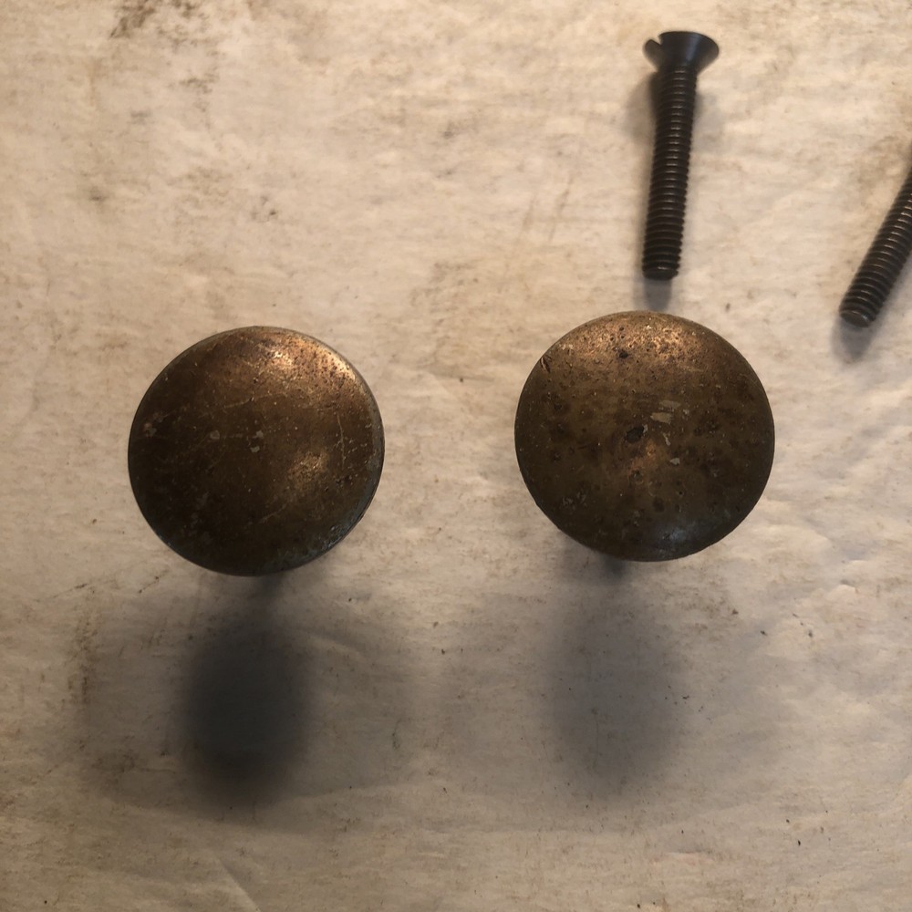 Vintage Brunswick Model # 210 PHONOGRAPH 2 Cabinet Door Knobs