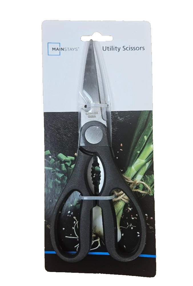 Mainstays Utility Scissors Multipurpose Kitchen Shears 2 Scissor Sets