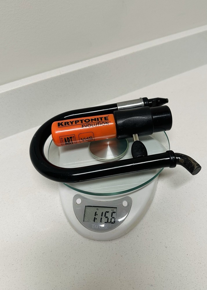 Kryptonite U-Lock Bike Lock w/ Flex Cable Double Loop Keyed Security