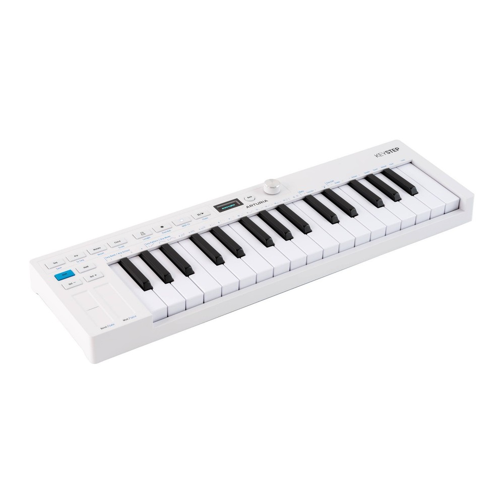 Arturia Keystep mk2 32-Key MIDI Controller Keyboard with Sequencer (White)