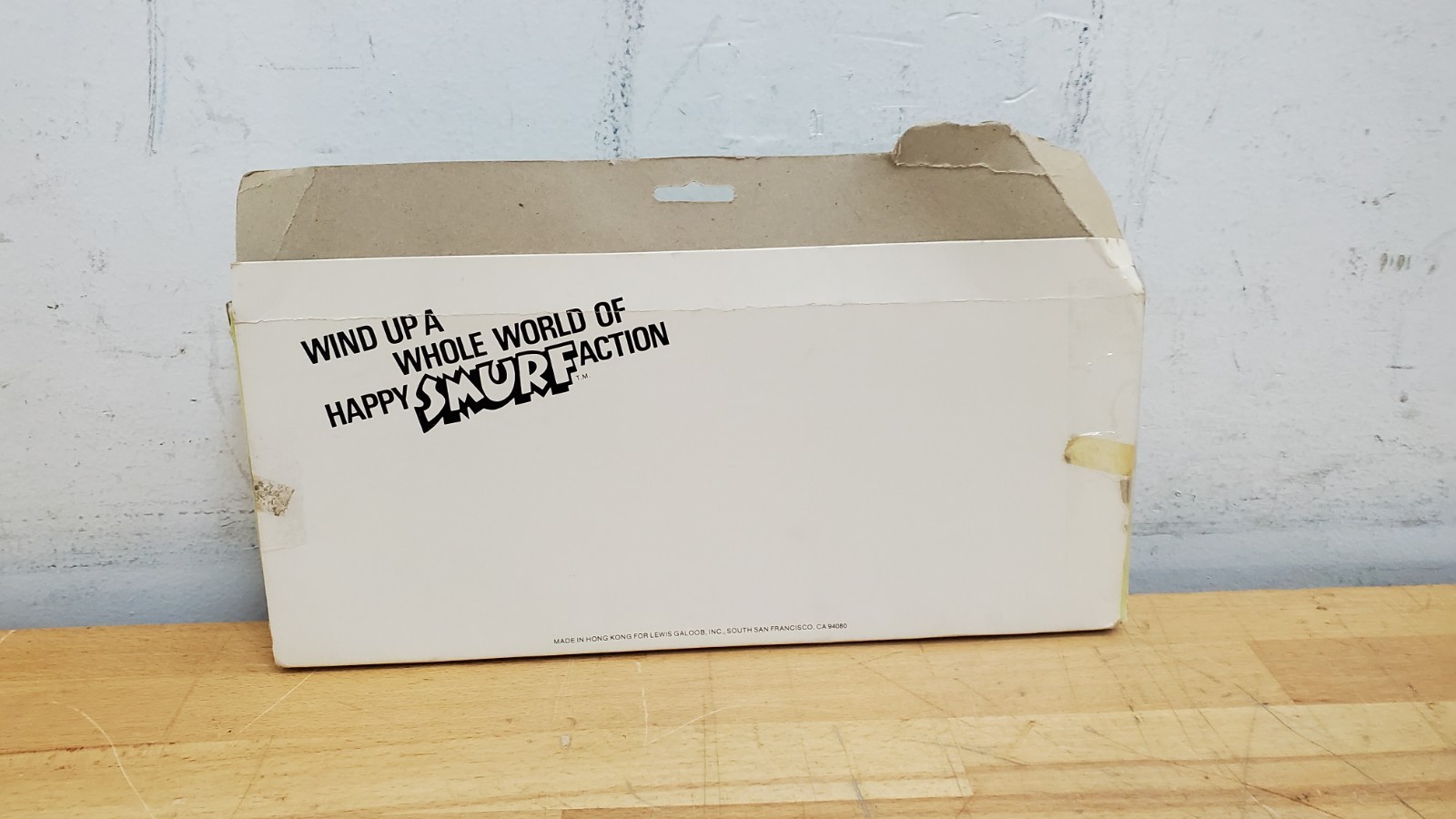 Vintage 80s Galoob Smurf Wind-Up Walking Toy Set 1982 * READ*