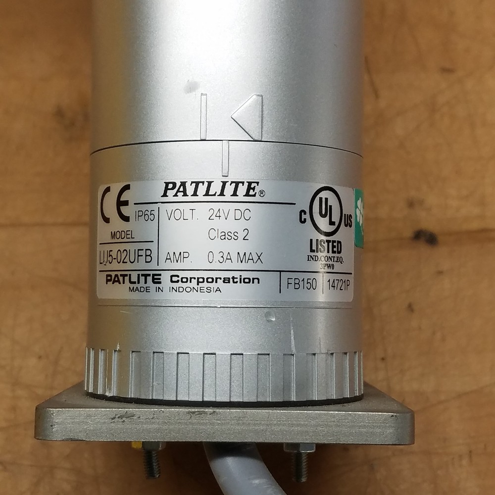 Patlite LU5-02UFB Stack Light Module, 24 Vdc, .3A Max - USED