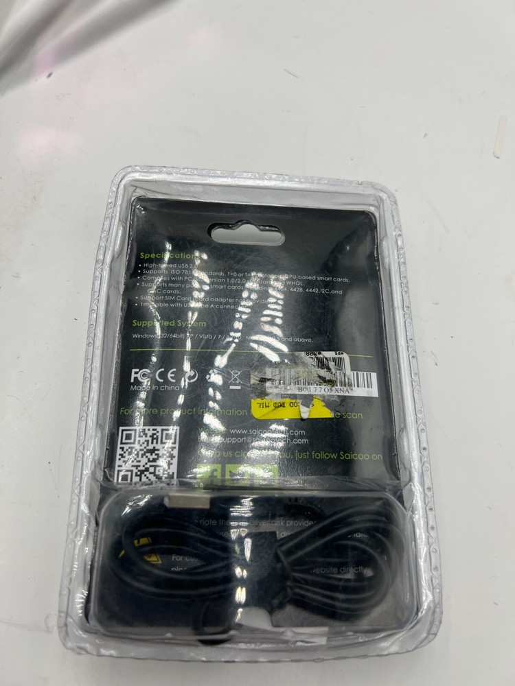 SAICOO DOD USB Common Access CAC Smart Card Reader for Windows 32/64bit