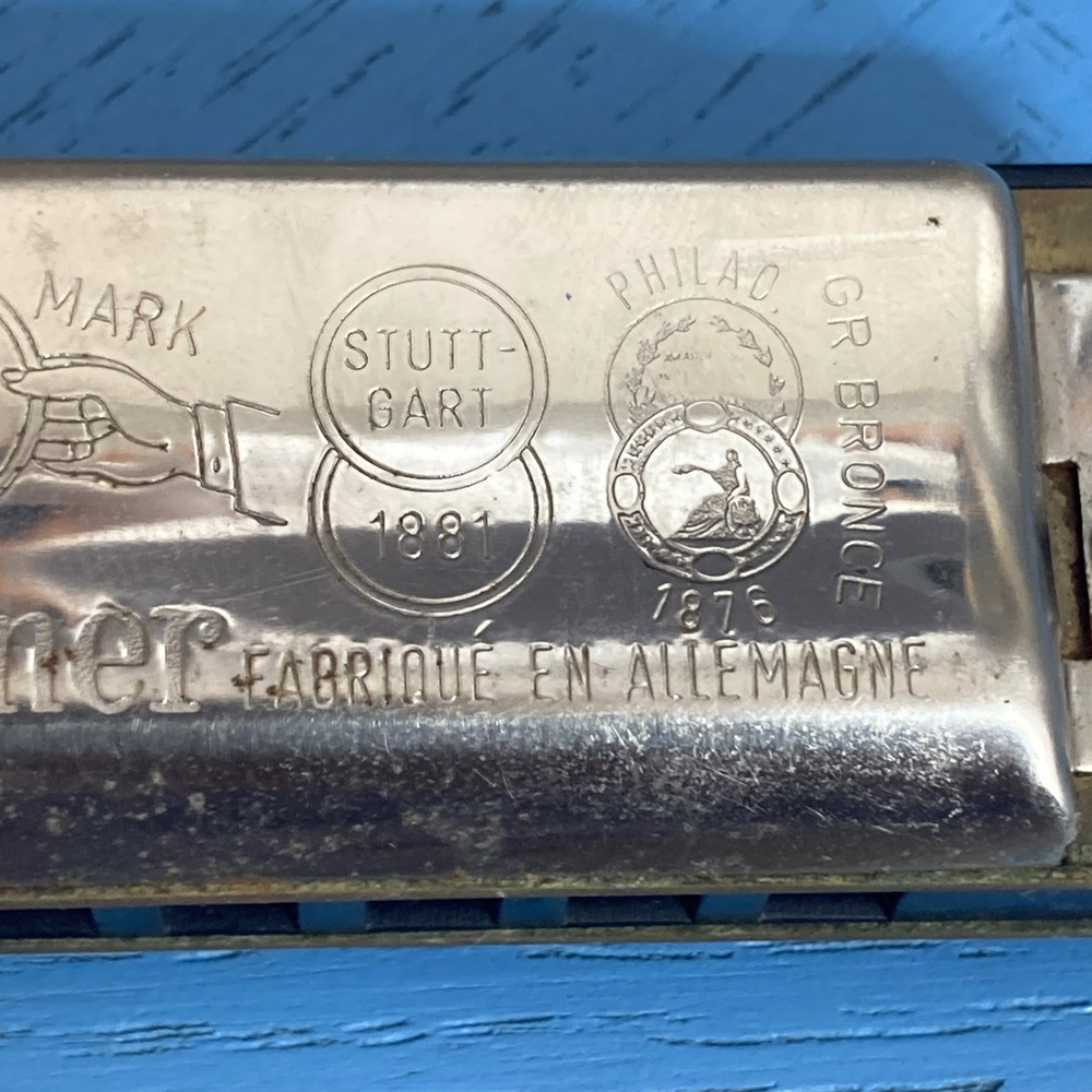 Hohner Big River Harp Harmonica Key:C White Case