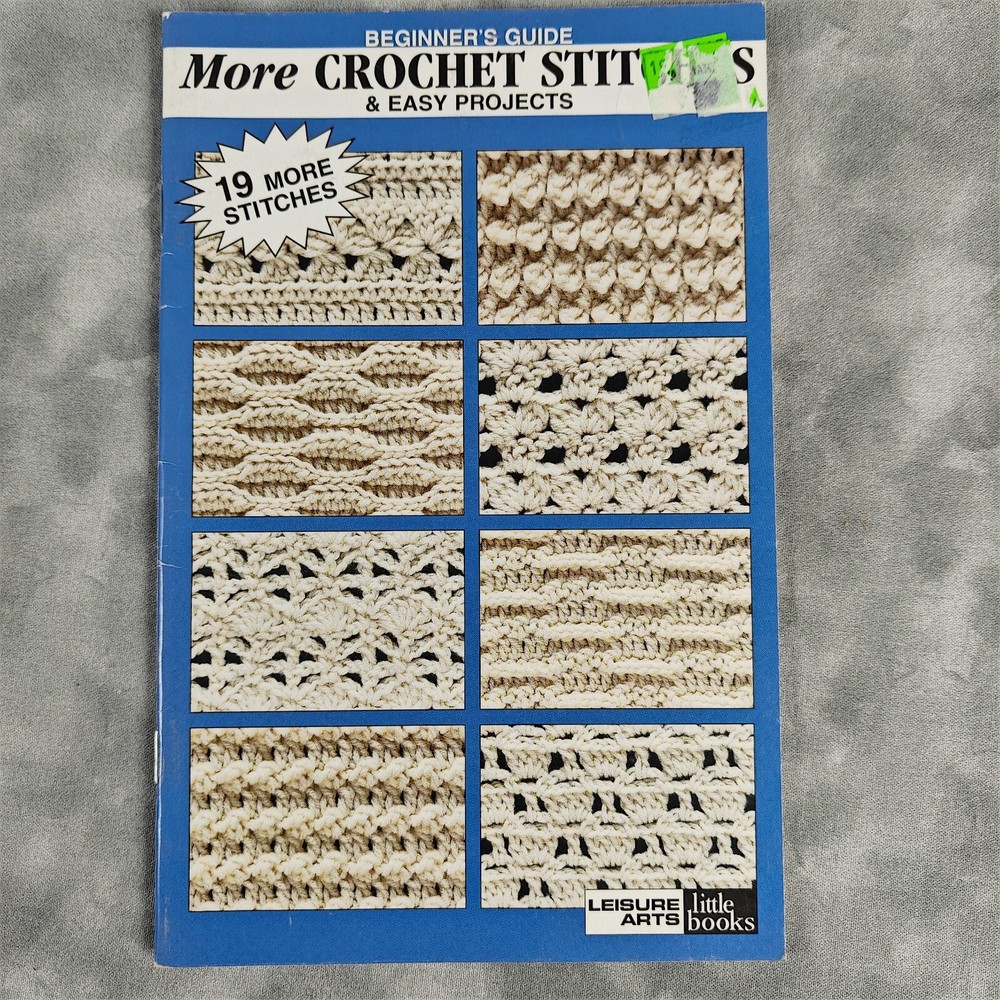 Beginner’s Guide More Crochet Stitches Book 📚 Easy Projects