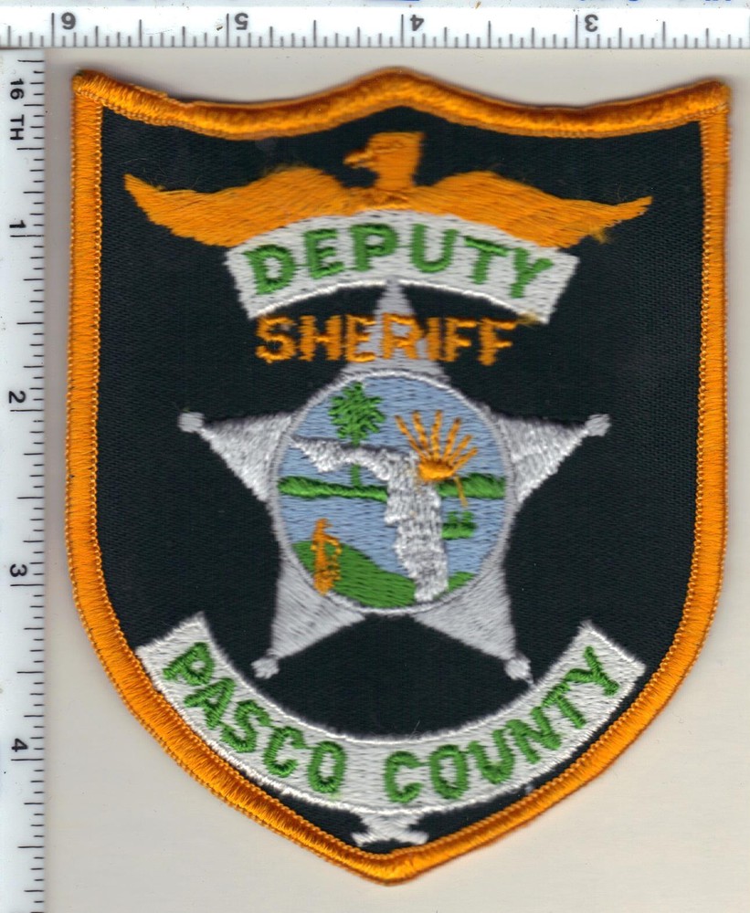 Pasco County Sheriff Deputy (Florida) shoulder patch - new from 1992